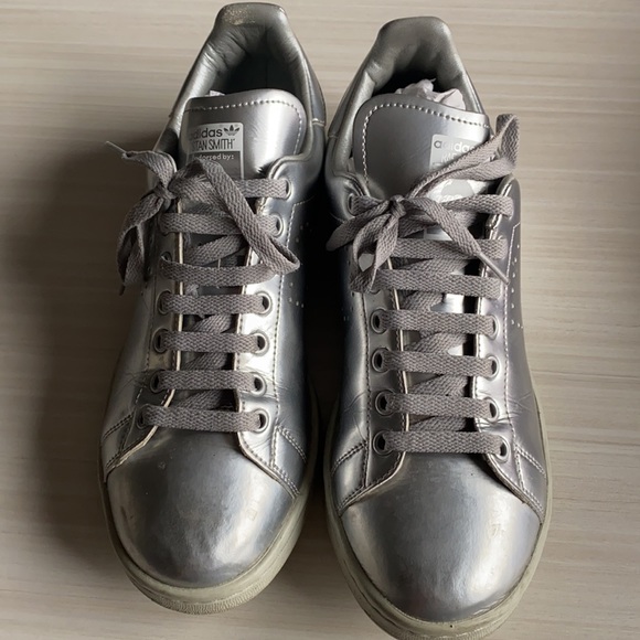 Adidas AQ2643 RAF Simons Stan Smith Silver size 9.5 preowned
